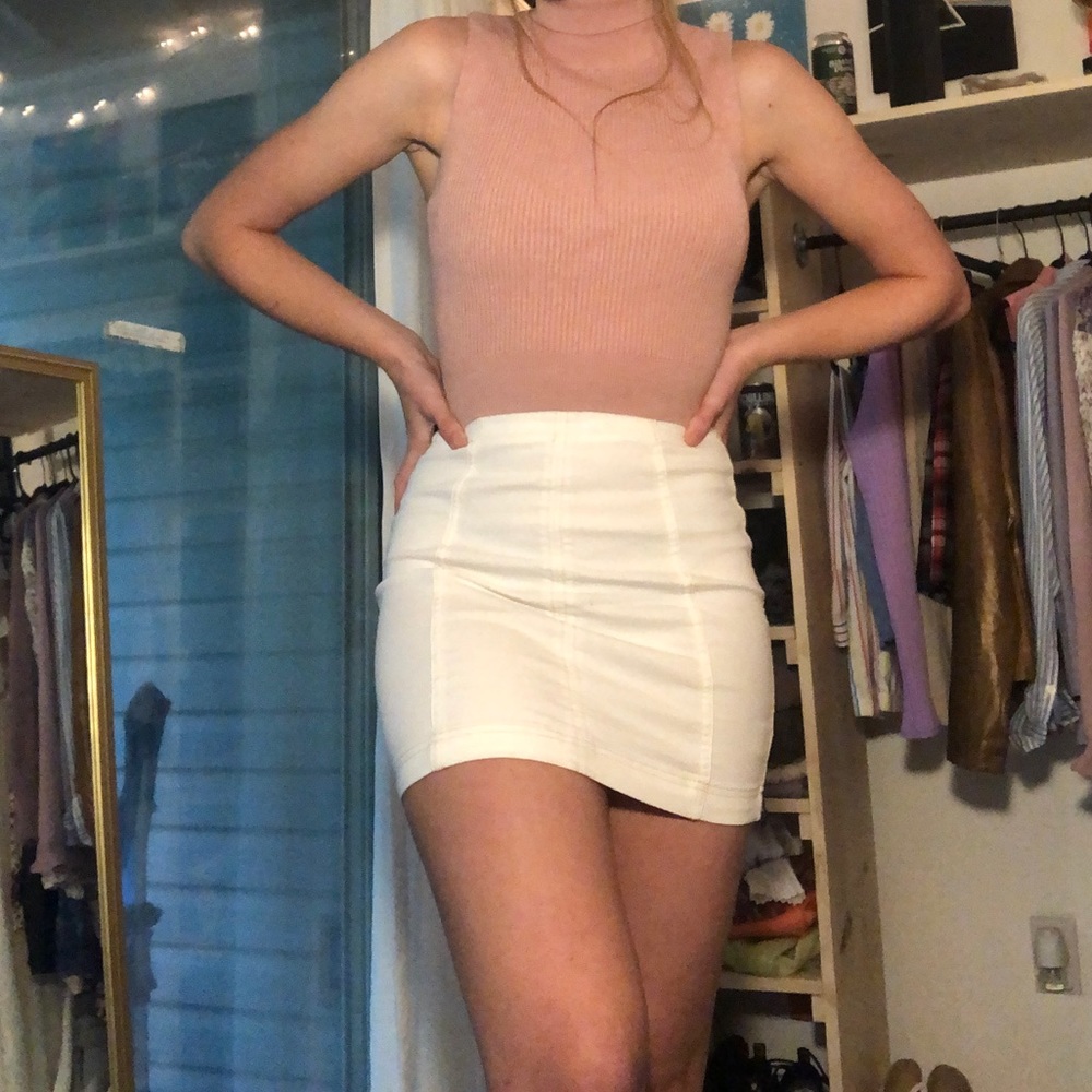 Free people mini skirt